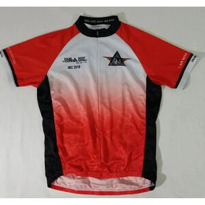 American Diabetes ADA Red Rider Tour de C*re NEC 2018 Primal Cycling Shirt Men L